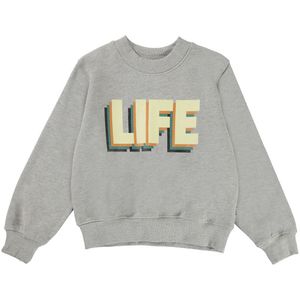 Molo Sweatshirt - Marge - Grijs gemêleerd Life - Molo - 7 jaar (122) - Sweatshirt