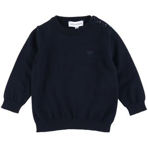 Emporio Armani Blouse - Gebreid - Navy - Emporio Armani - 12 mnd - Shirts