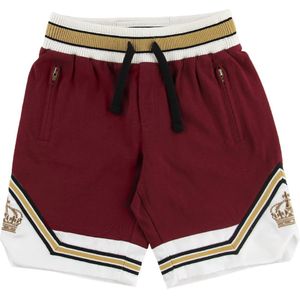 Dolce & Gabbana Shorts - Bordeaux m. Wit/Goud - Dolce & Gabbana - 2 jaar (92) - Shorts