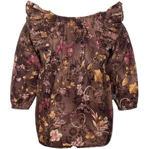 Little Wonders Zomerromper - Elissa - Brown Romantiek - Little Wonders - 1½-2 jaar (86-92) - Zomer Rompers