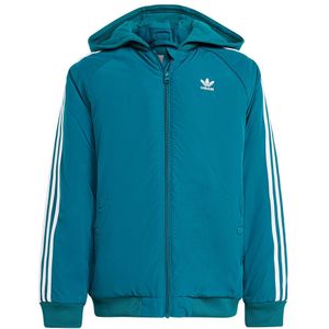 adidas Originals Gevoerde Jas - Petrol m. Wit - adidas Originals - 16 jaar (176) - Donsjassen