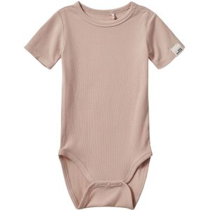 Sofie Schnoor Romper s/s - Rib - Light Rose - Sofie Schnoor - 56 - Romper S/S
