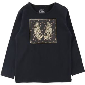 Petit by Sofie Schnoor Blouse - Elenor - Zwart m. Vleugels - Sofie Schnoor - 68 - Shirts