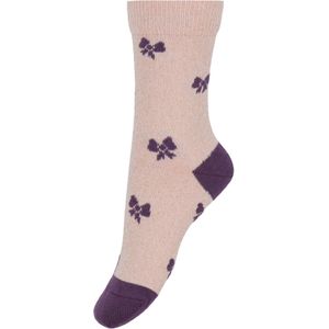 Melton Sokken - Glitter - Crystal Roze m. Lussen - Melton - 23/26 - Sokken