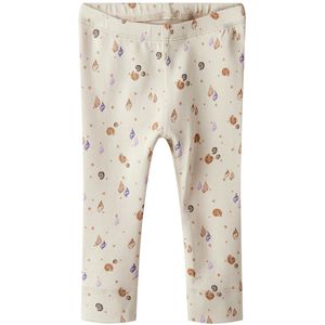 Name It Leggings - NbfHiline - Zandschelp m. Glitter - Name It - 50 - Leggings