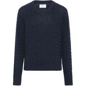 Grunt Blouse - Gebreid - GrAron - Navy - Grunt - 10 jaar (140) - Shirts