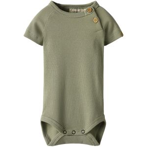 Lil' Atelier Romper s/s - Rib - NbmGago - Zeegras - Lil Atelier - 56 - Romper S/S