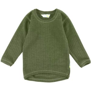 Joha Blouse - Wol - Rib - Donker Olijf - Joha - 70 - Shirts