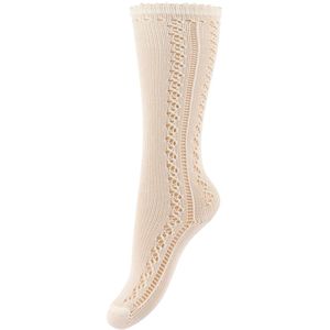 MarMar Kniesokken - Pointelle - Zacht White - MarMar - 22/24 - Sokken