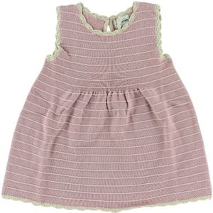 Mini A Ture Jurk - Gebreid - Roze - Mini A Ture - 62 - Jurk