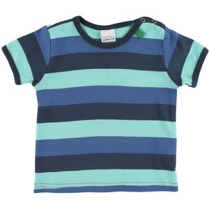 Freds World T-Shirt - Multi Stripe - Blauw - Freds World - 68 - T-Shirts