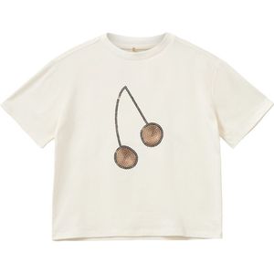 Sofie Schnoor T-Shirt - Off White - Sofie Schnoor - 4 jaar (104) - T-Shirts