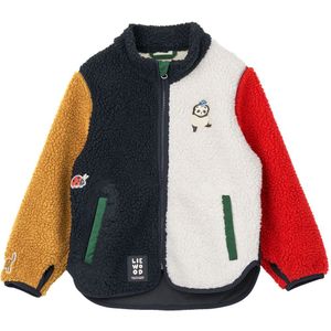 Liewood Fleece Jas - Nolan - Rond de wereld Multi Mix - Liewood - 1 jaar (80) - Fleece Jassen