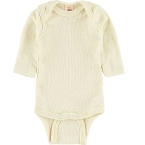 Engel Romper L/æ - Wol - Natural - Engel - 50/56 - Romper L/S