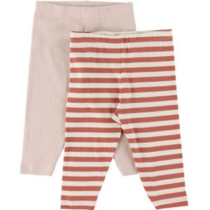 Minymo Leggings - 2-pack - Kloof Rose - Minymo - 50 - Leggings