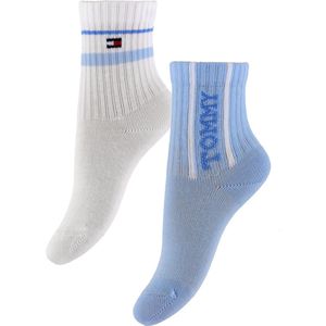 Tommy Hilfiger Sokken - 2-pack - Lichtblauw/Wit - Tommy Hilfiger - 15/18 - Sokken
