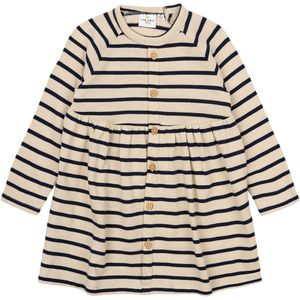 The New Siblings Jurk - Gebreid - TnstNat - Mood Indigo Striped - The New - 1½ jaar (86) - Jurk