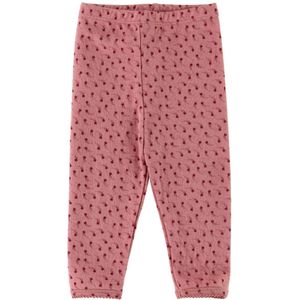 Noa Noa miniature Leggings - Roze m. Vallende ster - Noa Noa miniature - 0 mnd - Leggings