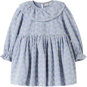 Lil Atelier Jurk - Loose - NmfTessie - Zen Blue - Lil Atelier - 3 jaar (98) - Jurk