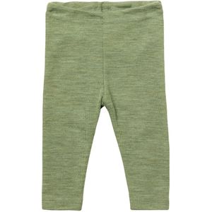 Engel Leggings - Wol - Sage Green Melange - Engel - 62/68 - Leggings