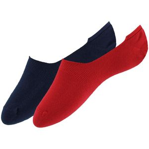 Levis Voetjes - 2-pack - Low Rise - Rood/Navy - Levis - 43/46 - Sokken
