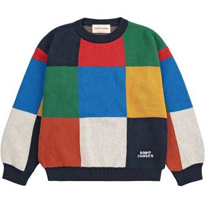 Bobo Choses Blouse - Gebreid - Multicolour Tegels - Bobo Choses - 2-3 jaar (92-98) - Shirts