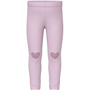 Name It Legging - NmfDavina - Sweat - Winsome Orchid/Hearts - Name It - 2 jaar (92) - Leggings