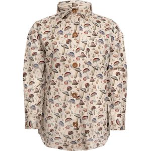 Hanevild Overhemd - Paddenstoel - Regenachtig - Hanevild - 1½ jaar (86) - Overhemd