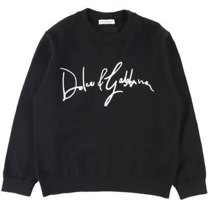 Dolce & Gabbana Blouse - Wol - DNA - Zwart - Dolce & Gabbana - 6 jaar (116) - Shirts