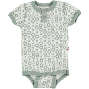 Katvig Classics Romper - s/s - Wit m. Dusty Groen Appels - Katvig - 56 - Romper S/S