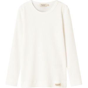 MarMar Blouse - Rib - Plain - Noos - Zacht White - MarMar - 1 jaar (80) - Shirts