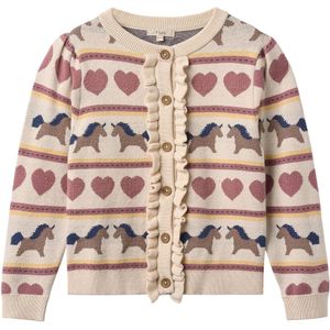 Fliink Cardigan - Gebreid - Viscosemix - Kino - Sandshell - Fliink - 92 - Cardigan