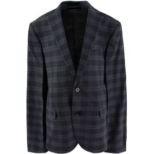 Grunt Blazer - Kai - Blue Check - Grunt - 14 jaar (164) - Blazer