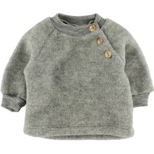 Engel Blouse - Wol - Grijs Gevlekt - Engel - 50/56 - Shirts