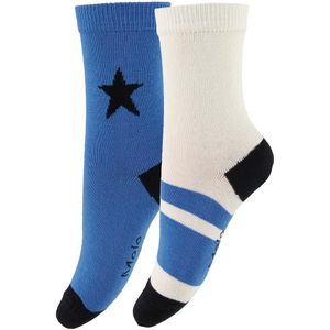 Molo Sokken - 2-pack - Vaginitis - Azure - Molo - 17/19 - Sokken