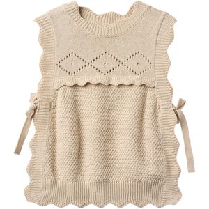Fliink Vest - Gebreid - Lovely - Zandschelp - Fliink - 80 - Vest