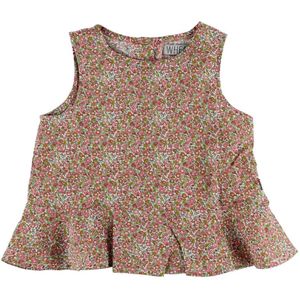 Wheat Top - Wit m. Rode minirozen - Wheat - 6 mnd - Tanktop
