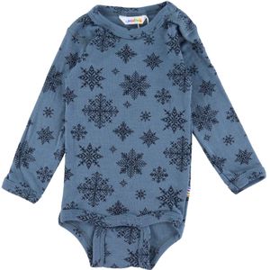 Joha Romper L/æ - Wol - Blauw - Joha - 50 - Romper L/S