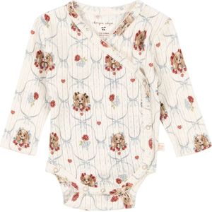 Konges Sløjd Romper l/s - Rib - Minnie - Puppy m. Pointelle - Konges Sløjd - 50/56 - Romper L/S