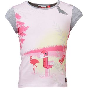LEGO® Duplo T-Shirt - Grijs Gevlekt/Roze m. Flamingo - LEGO® Wear - 74 - T-Shirts