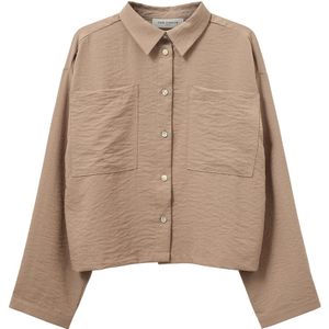 Sofie Schnoor Overhemd - Neyasy - Warm Beige - Sofie Schnoor - 10 jaar (140) - Overhemd