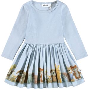 Molo Jurk - Rib - Candi - Teddy Collectie - Molo - 1 jaar (80) - Jurk