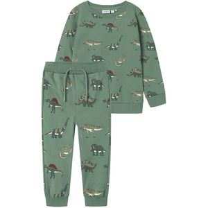 Name It - NMMNENEAN LS SWE - Pyjamabroek - Green Bay - 2-delig
