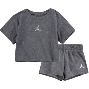 Jordan T-Shirt/Shorts - Essentieel - Grijs Gevlekt - Jordan - 2-3 jaar (92-98) - Shorts
