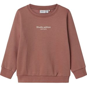 Name It Sweatshirt - NmmBrody - Burlwood - Name It - 1 jaar (80) - Sweatshirt