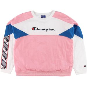 Champion Fashion Sweatshirt - Roze/Wit/Blauw - Champion - 18-20 jaar - Sweatshirt