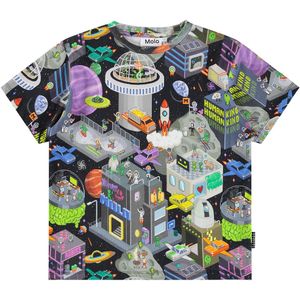 Molo T-Shirt - Rodney - Pixels Space - Molo - 5 jaar (110) - T-Shirts
