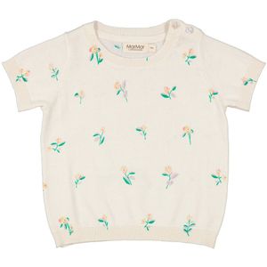 MarMar T-Shirt - Tano - Gebreid - Flower - MarMar - 56 - T-Shirts