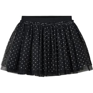 Sofie Schnoor Rok - Tule - Siggysk - Zwart m. Stippen - Sofie Schnoor - 4 jaar (104) - Rok