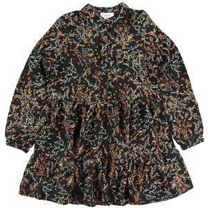Grunt Jurk - Jessi - Black Flower - Grunt - 12 jaar (152) - Jurk